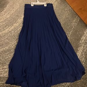 Long Navy Skirt